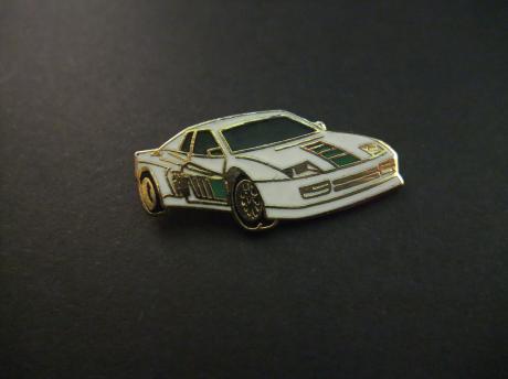 Ferrari Testarossa sportwagen (opvolger van de Ferrari 512 BBi) wit model